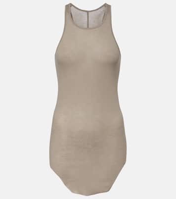 Ribbed-knit cotton tank top  | Rick Owens