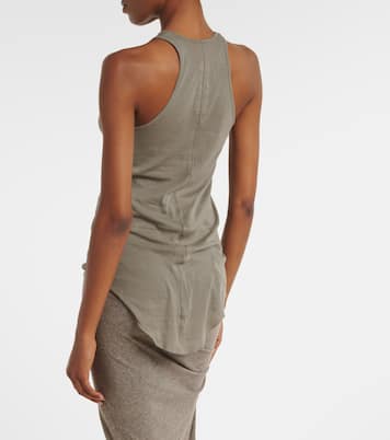 Ribbed-knit cotton tank top  | Rick Owens