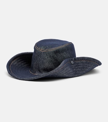 Cappello da cowboy in denim | Miu Miu
