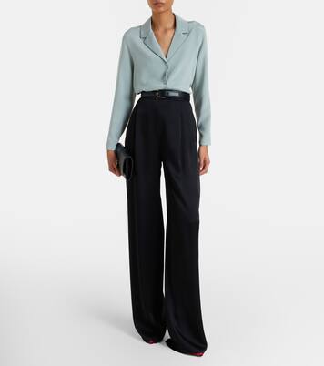 Weite Hose aus Crêpe | Max Mara