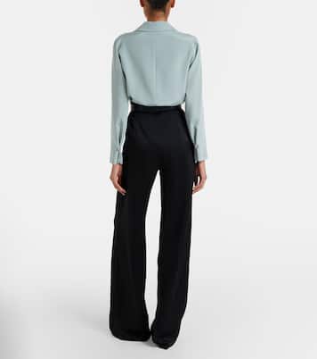 Weite Hose aus Crêpe | Max Mara