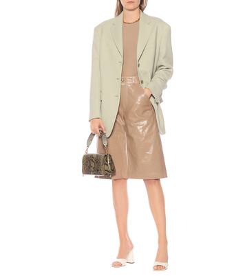 High-Rise Shorts aus Leder | Dodo Bar Or