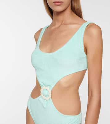 Badeanzug aus Frottee | Lisa Marie Fernandez