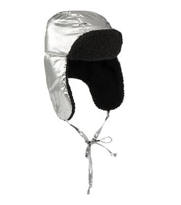 Bibiana metallic leather hat | Maison Michel