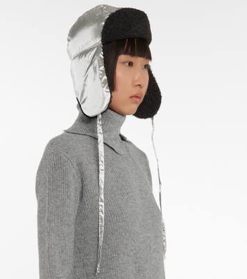 Bibiana metallic leather hat | Maison Michel