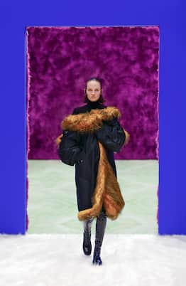 Platform over-the-knee boots | Prada