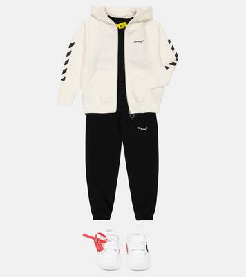 Low Vulcanized leather sneakers | Off-White Kids