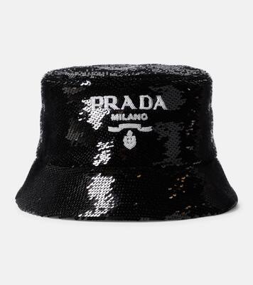 시퀸 버킷 햇 | Prada
