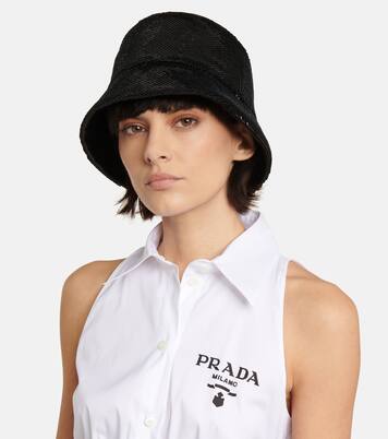 시퀸 버킷 햇 | Prada