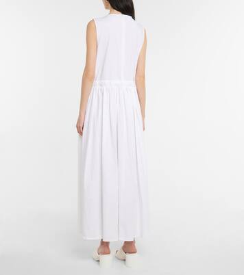 Maxikleid aus Leinen und Baumwolle | MM6 Maison Margiela
