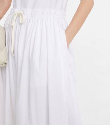 Maxikleid aus Leinen und Baumwolle | MM6 Maison Margiela