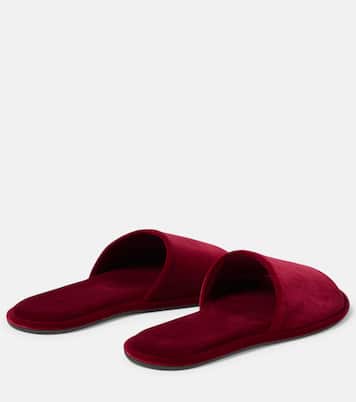 Pantoletten Canal aus Samt | The Row