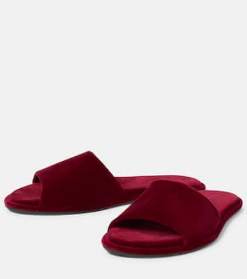 Pantoletten Canal aus Samt | The Row