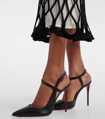 Jenlove 100 leather slingback pumps | Christian Louboutin