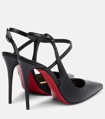 Jenlove 100 leather slingback pumps | Christian Louboutin