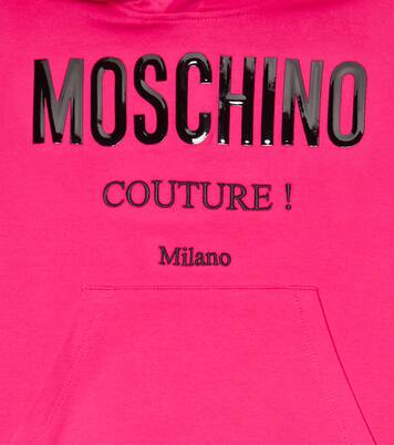 Cotton-blend hoodie and sweatpants set | Moschino Kids