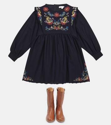 Knee-high leather boots | Chloé Kids