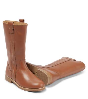 Knee-high leather boots | Chloé Kids