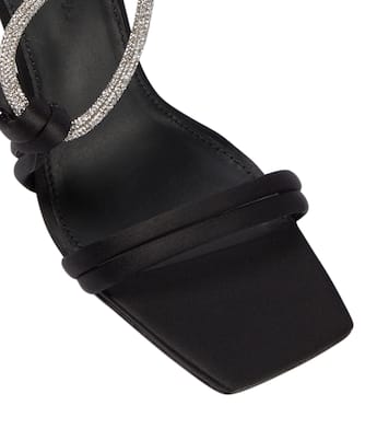 Verzierte Sandalen Cassie aus Satin | Simkhai