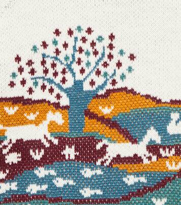 Jacquard wool-blend sweater | Louise Misha