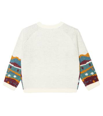 Jacquard wool-blend sweater | Louise Misha