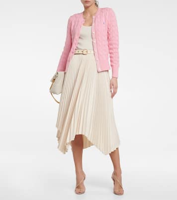 Cable-knit cotton cardigan | Polo Ralph Lauren