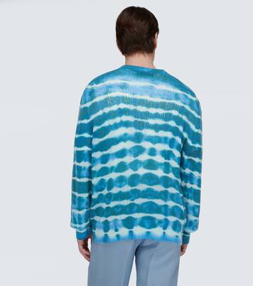 بلوفر من الكشمير والصوف بصبغة Tie-dye | Amiri