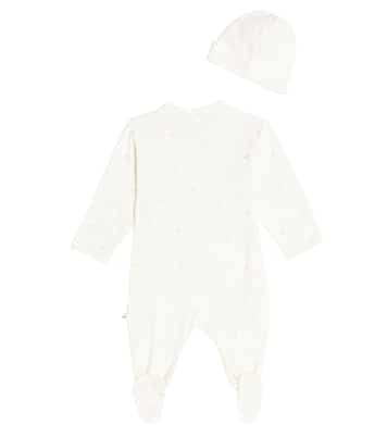 Baby Set aus Strampler, Mütze, zwei Decken und Milchzahndose | Bonpoint