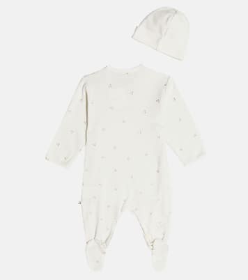 Baby Set aus Strampler, Mütze, zwei Decken und Milchzahndose | Bonpoint