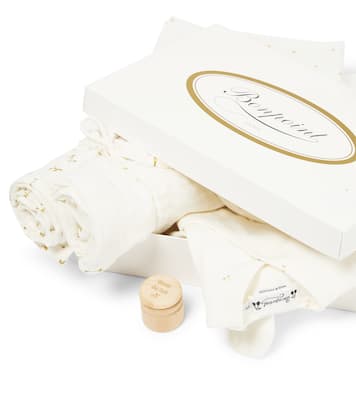 Baby Set aus Strampler, Mütze, zwei Decken und Milchzahndose | Bonpoint