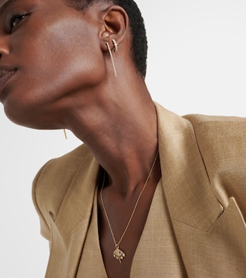 Evil Eye 14kt gold necklace with diamonds | Sydney Evan