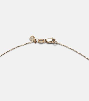 Evil Eye 14kt gold necklace with diamonds | Sydney Evan