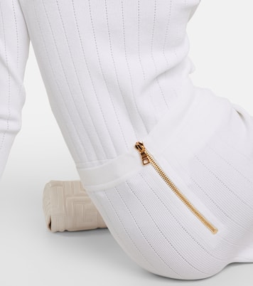 High-Rise-Minirock aus Strick | Balmain