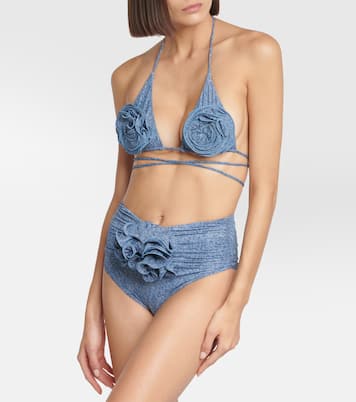 Bedrucktes Bikini-Höschen Corsage | Magda Butrym