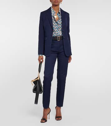 High-Rise-Hose aus Baumwolle | Etro