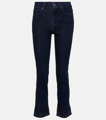 Mid-Rise Jeans The Straight Crop | 7 For All Mankind
