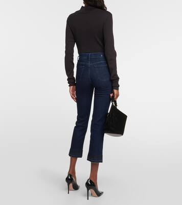 Mid-Rise Jeans The Straight Crop | 7 For All Mankind