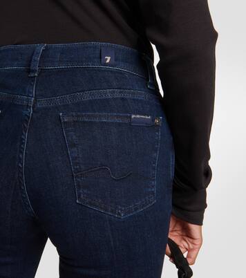 Mid-Rise Jeans The Straight Crop | 7 For All Mankind