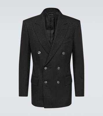 Atticus 스트라이프 모헤어 블렌드 자카드 블레이저 | Tom Ford