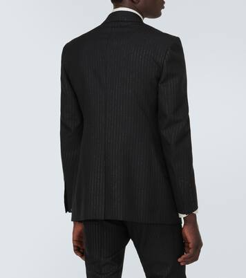 Atticus 스트라이프 모헤어 블렌드 자카드 블레이저 | Tom Ford