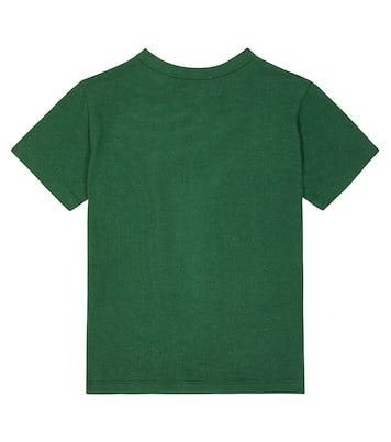 Rooster printed cotton T-shirt  | The Animals Observatory