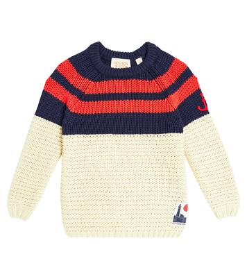 Colorblocked cotton sweater | Scotch & Soda Kids