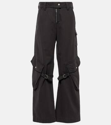Mid-rise cotton canvas cargo pants | Acne Studios