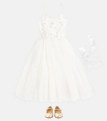 Assemblage embellished silk satin clutch | Tutu Du Monde