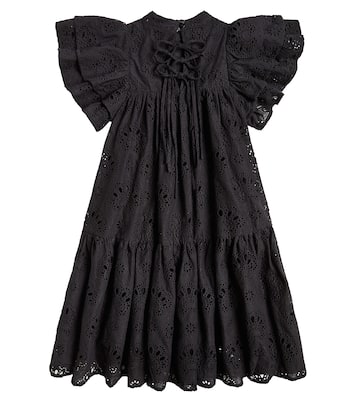 Embroidered cotton dress | Petite Amalie  