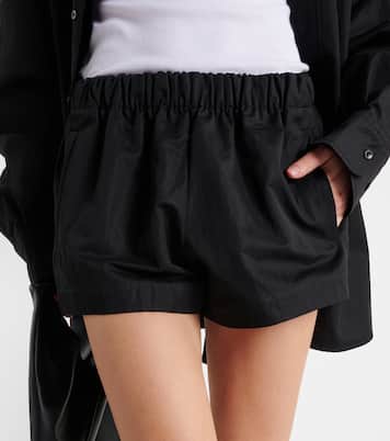 Cotton-blend drill shorts | Wardrobe.NYC