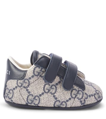 Baby Ace GG Canvas booties | Gucci Kids