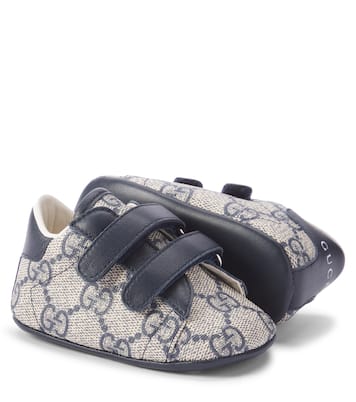 Baby Ace GG Canvas booties | Gucci Kids