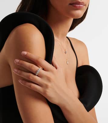 Fern 14kt gold ring with diamonds | Stone and Strand