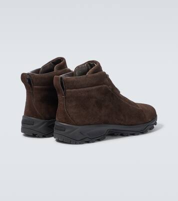 Triple Stitch suede high-top sneakers | Zegna